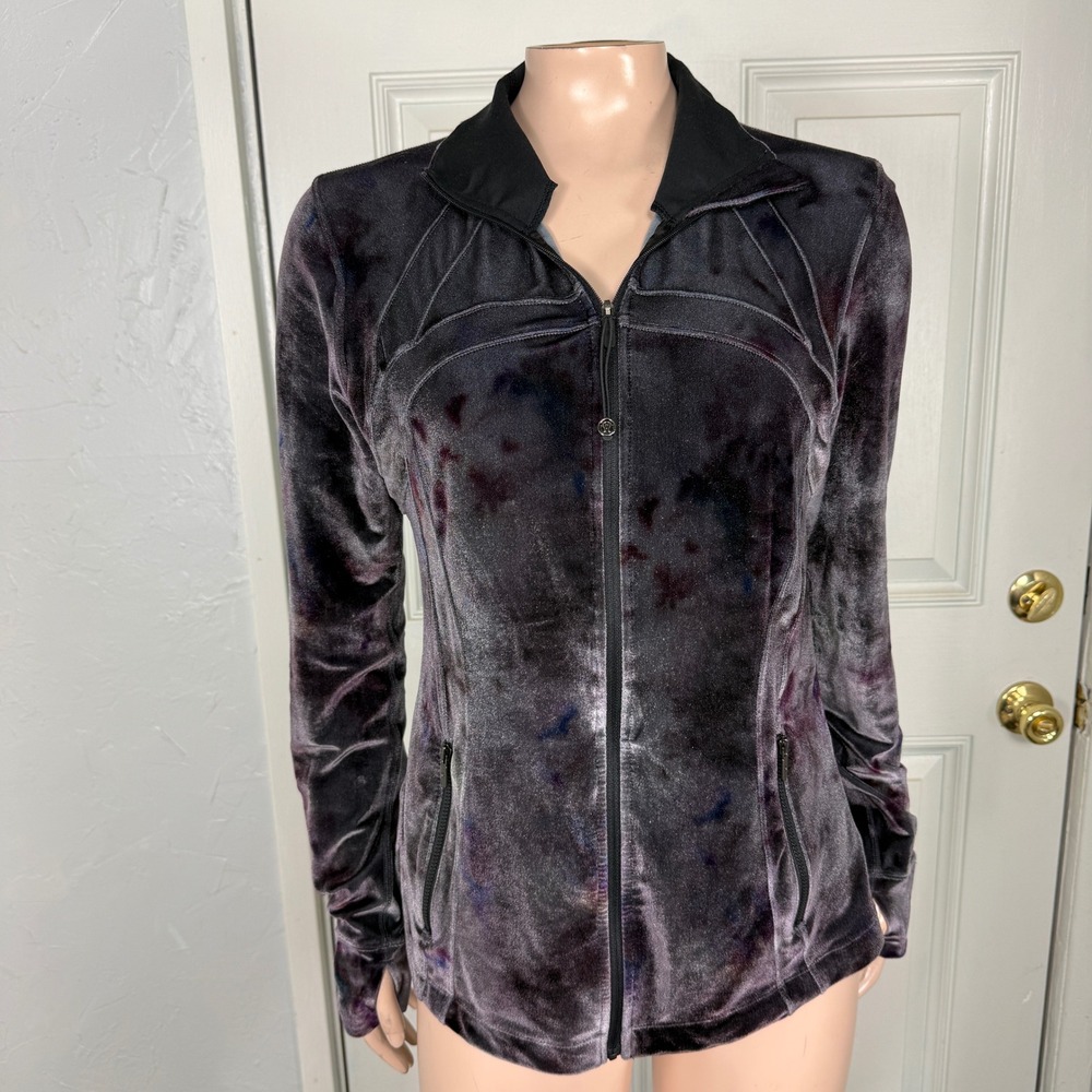Lululemon Women's Define Shirt Jacket 10 velour Thumb holes Zip Athletic Y25